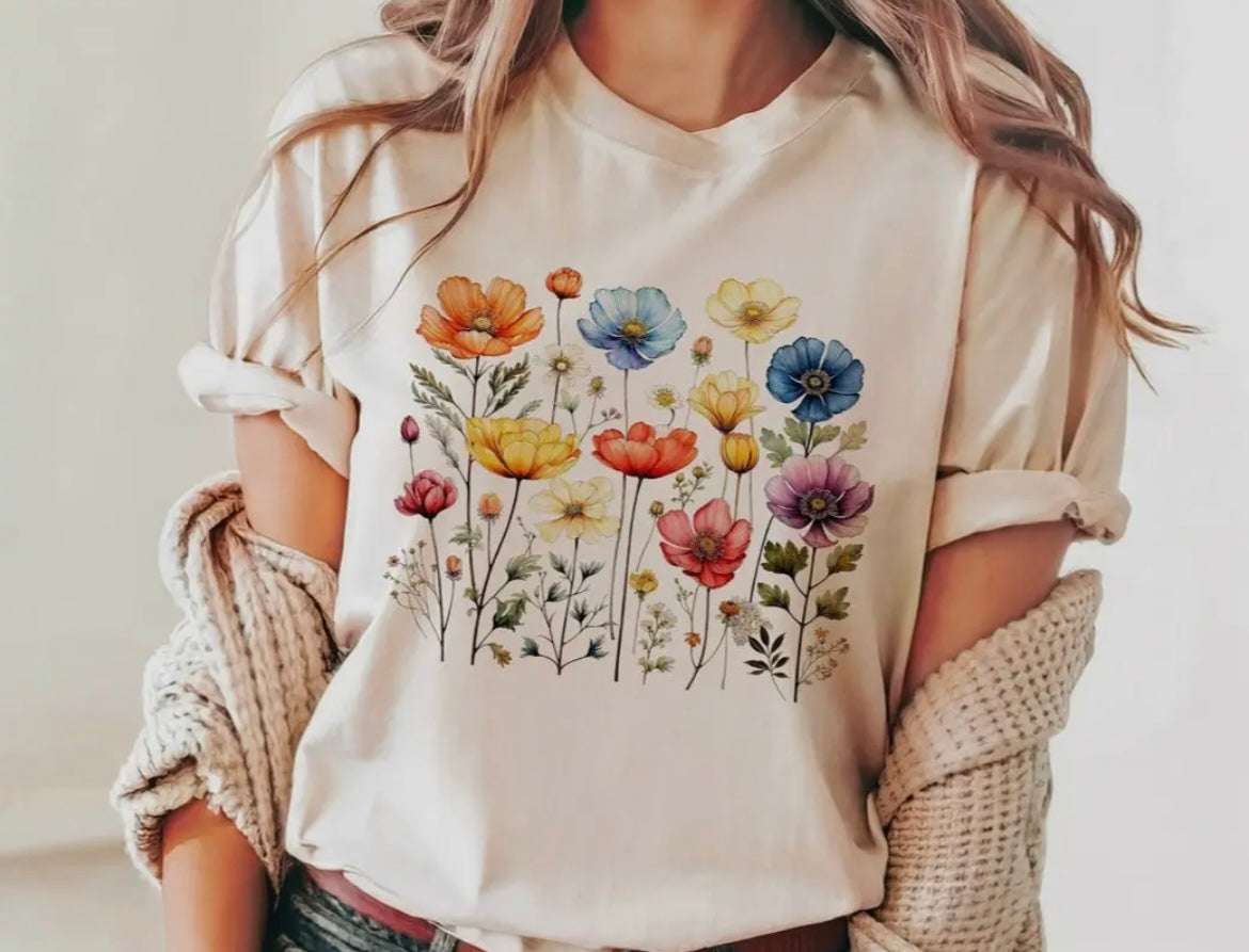 Flower T shirt