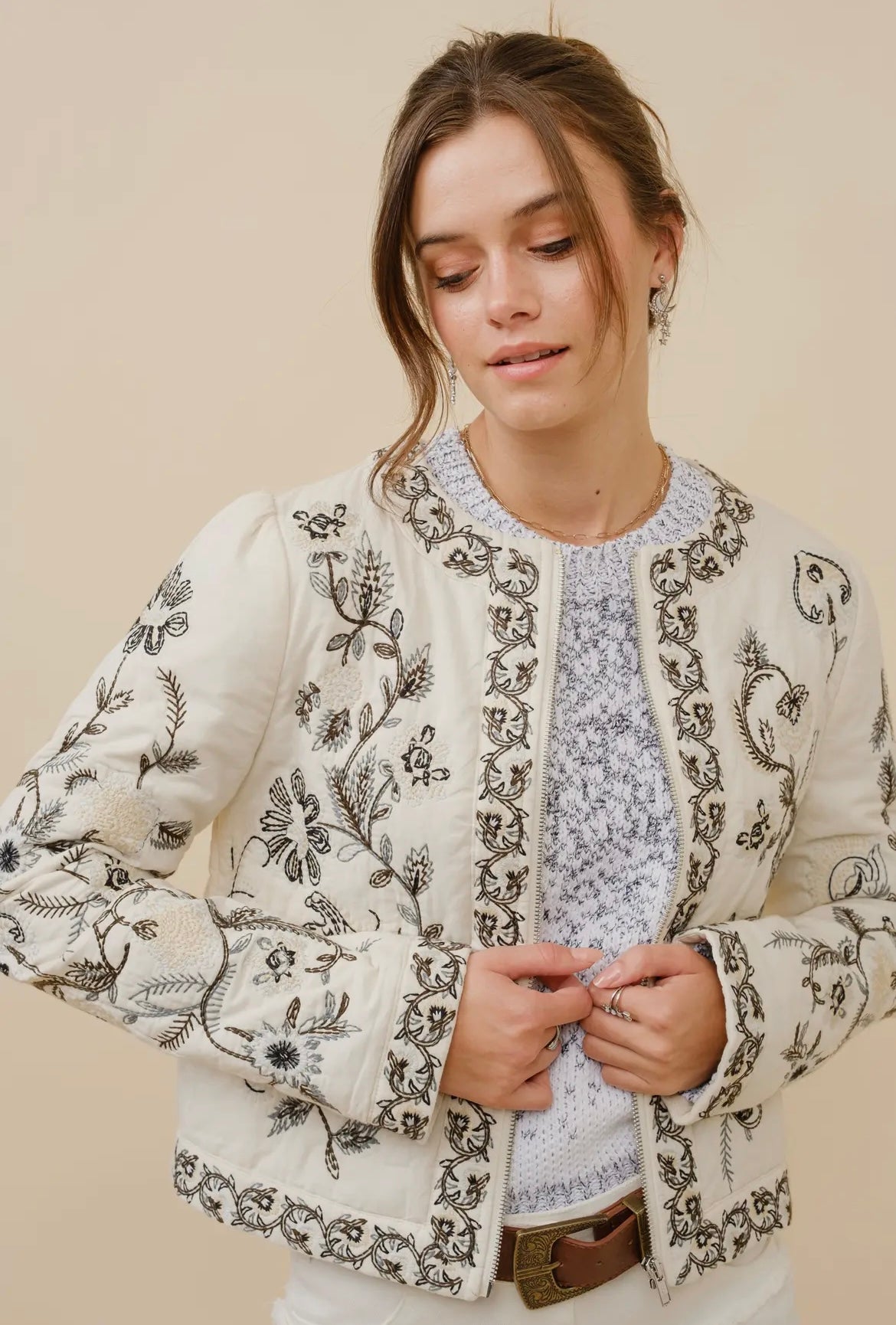 Embroidered jacket