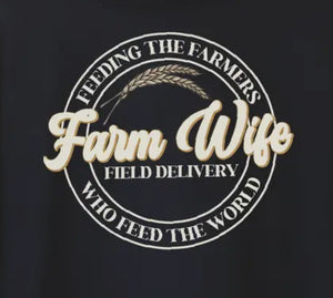 Farm wife field delivery hoodie