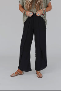 Stasia Solid Drawstring Tulip Pants