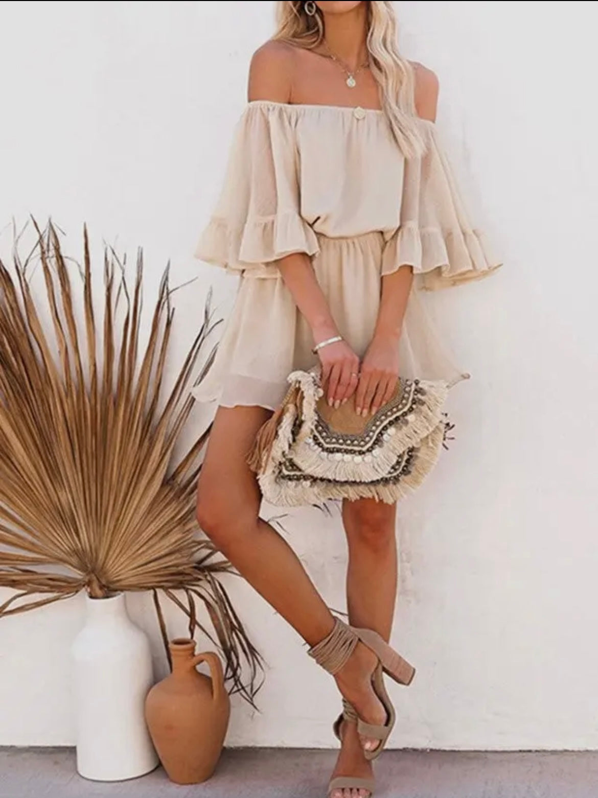 Off the shoulder romper