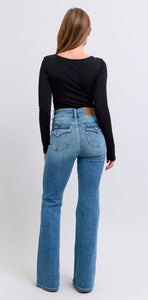 Judy blue high rise button pocket