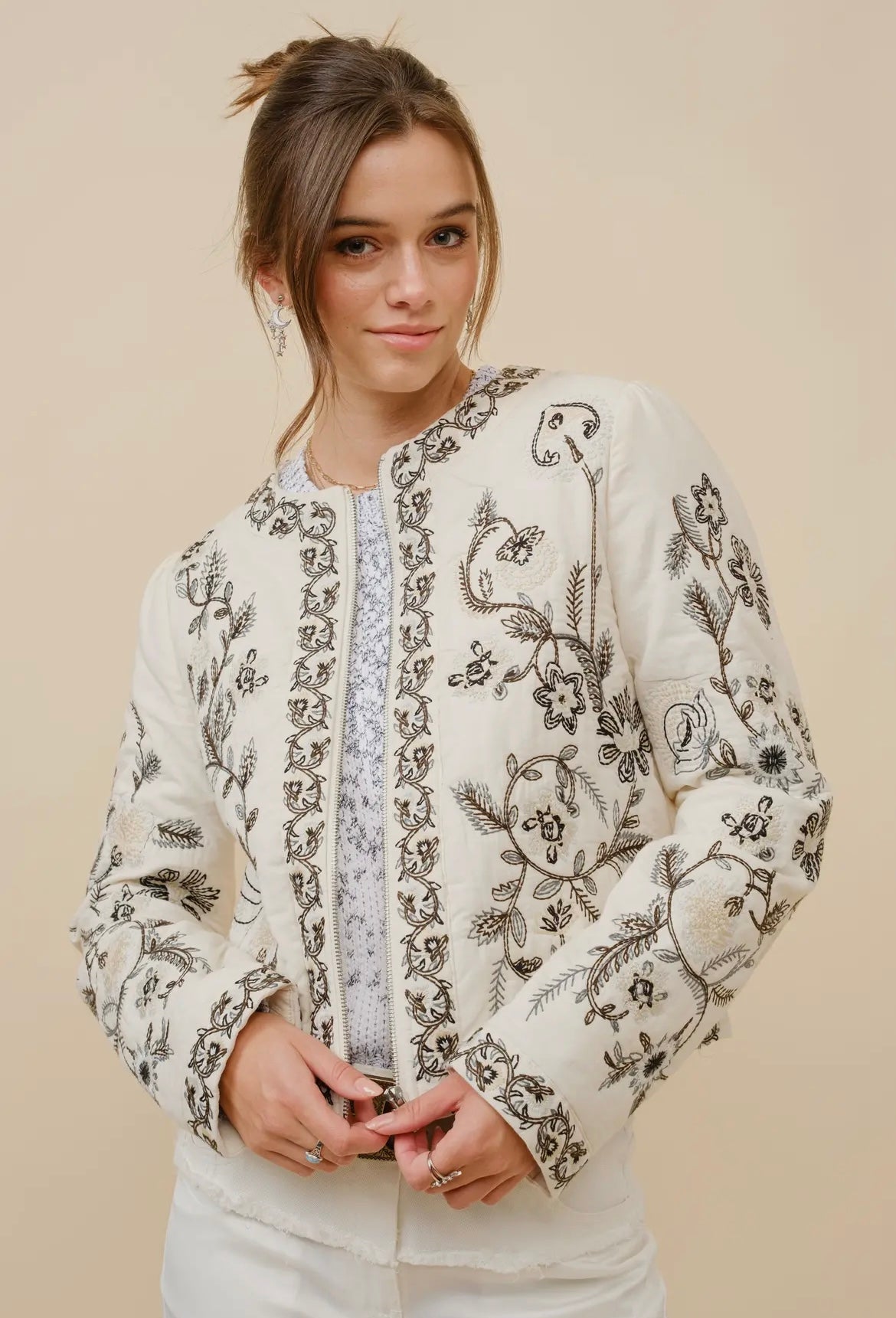 Embroidered jacket