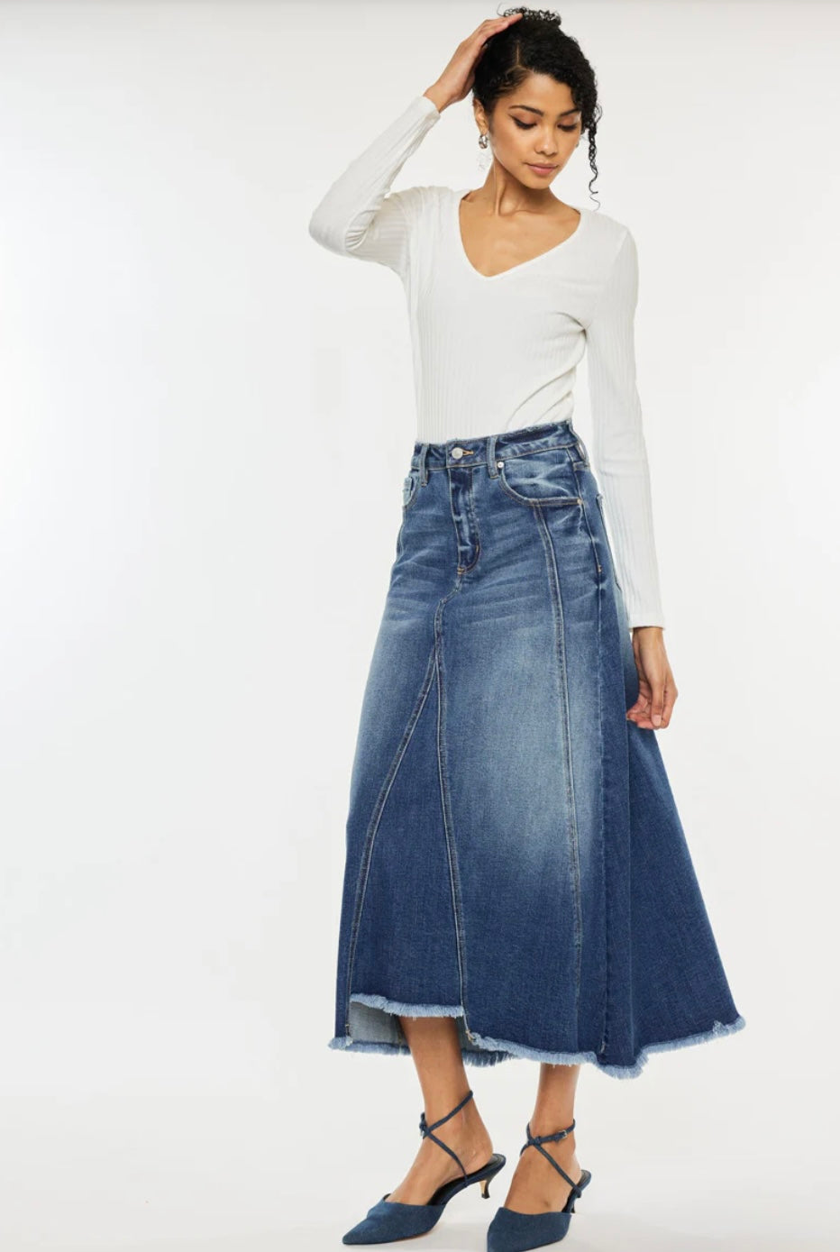 Denim skirt