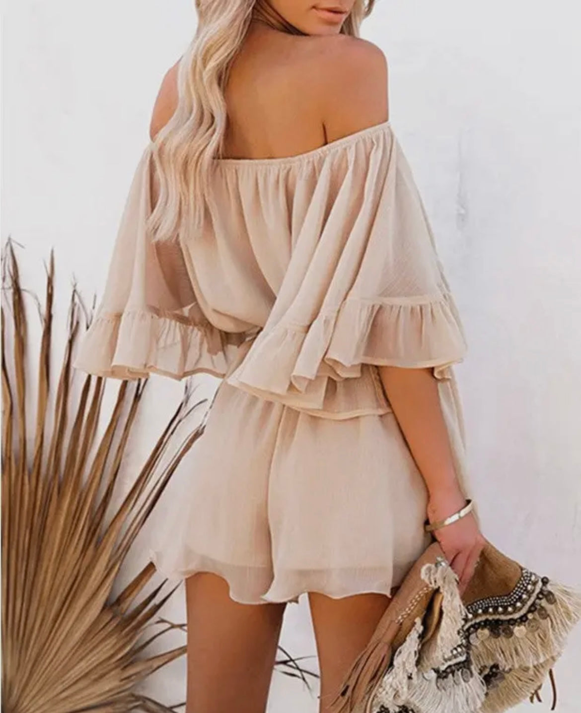 Off the shoulder romper