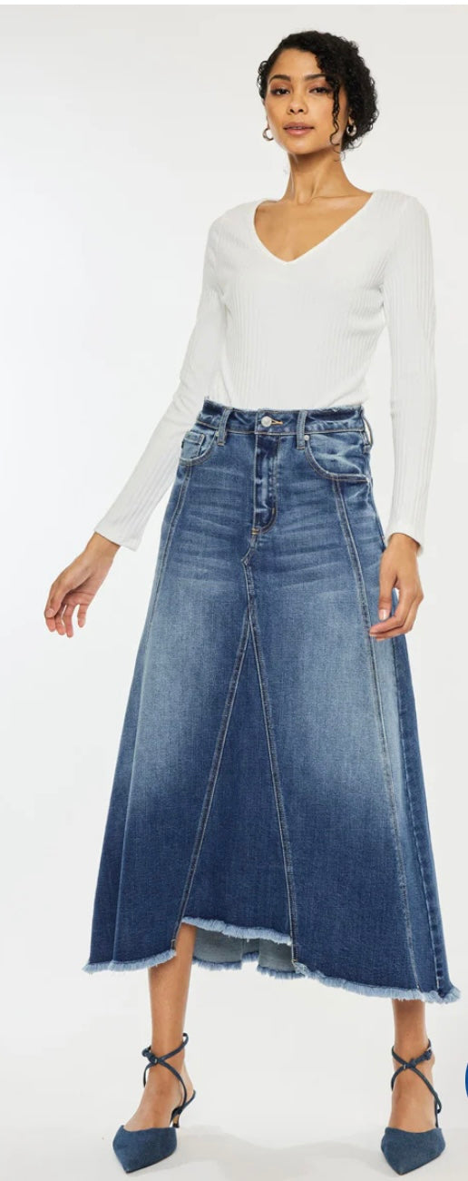 Denim skirt