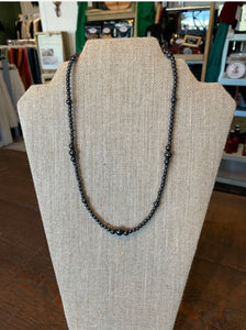 Faux Navaho pearl necklace
