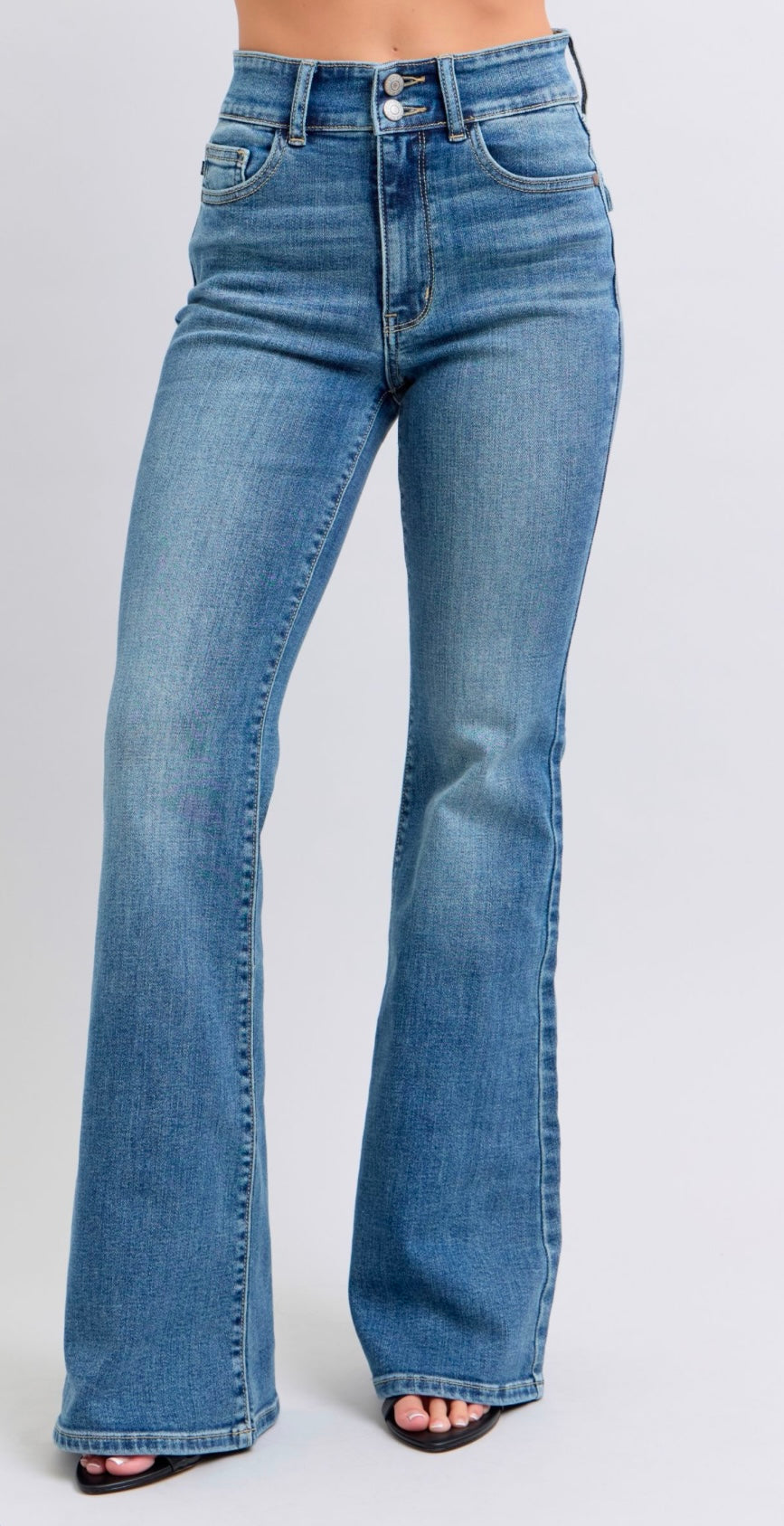 Judy blue high rise button pocket