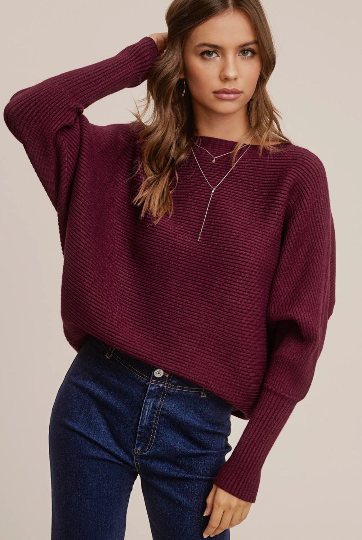 Batwing sweater