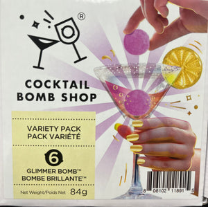 Cocktail bombs variety pack of 6